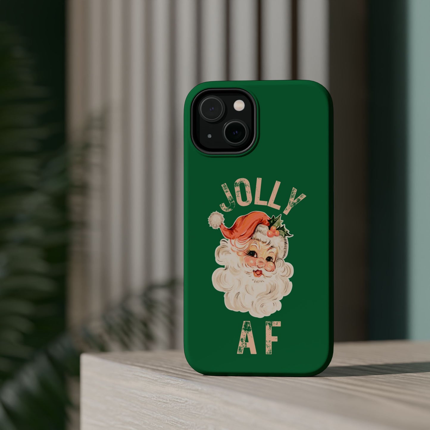 JOLLY AF Santa Magnetic Tough Phone Case | Festive Holiday Phone Protection