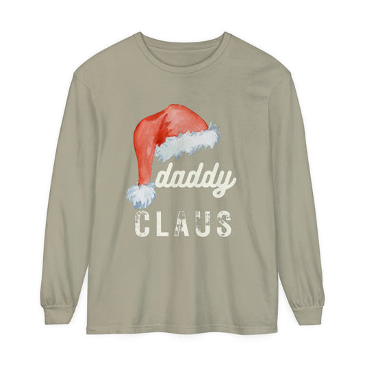 DADDY CLAUS Long Sleeve T-Shirt - Perfect Holiday Shirt for Dads!