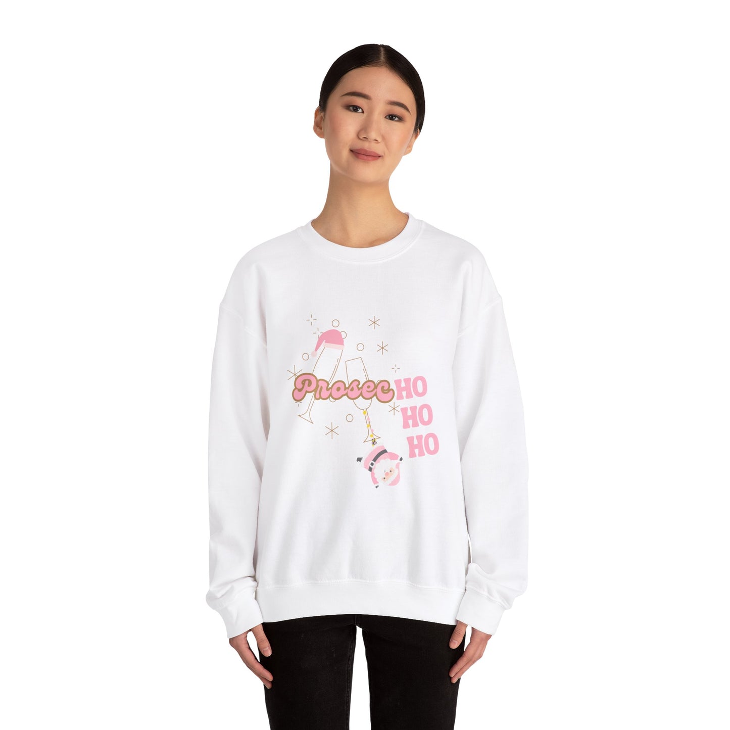 PROSECCO HO HO HO Sweatshirt | Festive Crewneck for Holiday Cheer