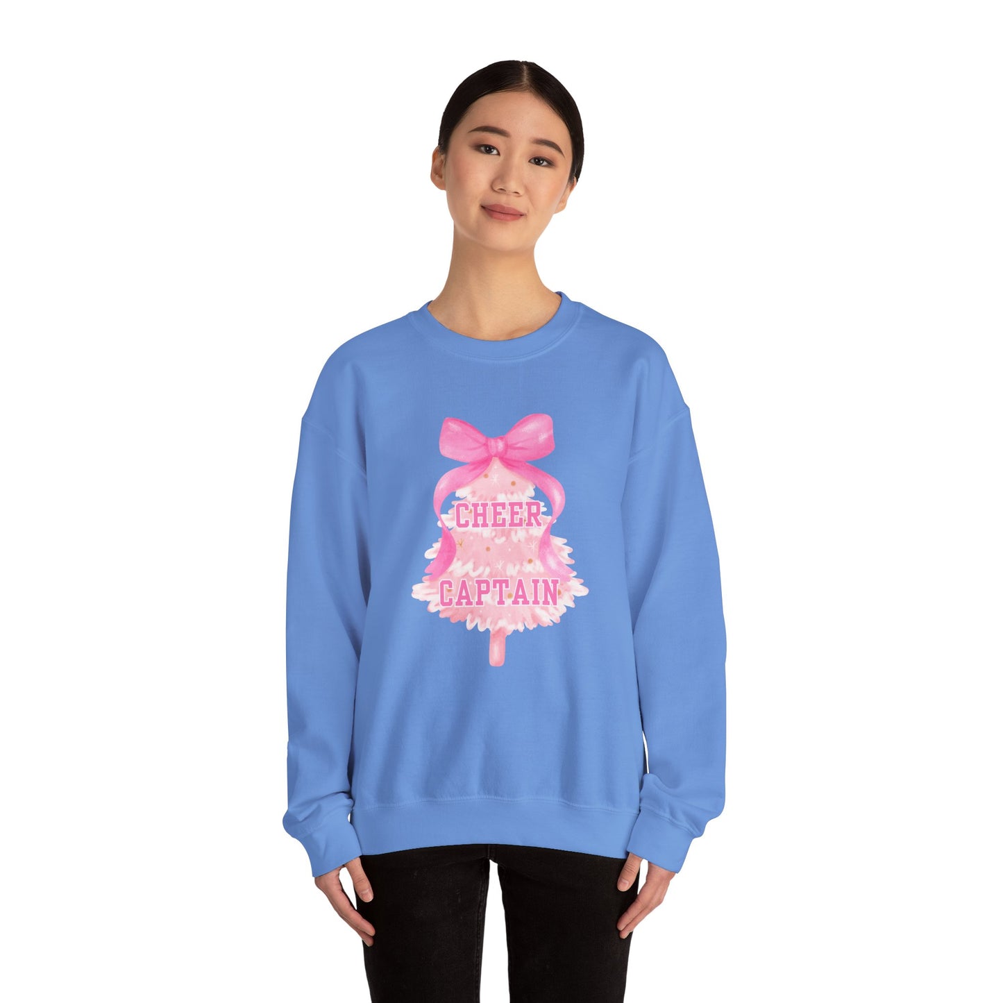 CHRISTMAS CHEER CAPTAIN Crewneck | Festive Holiday Sweatshirt for Women