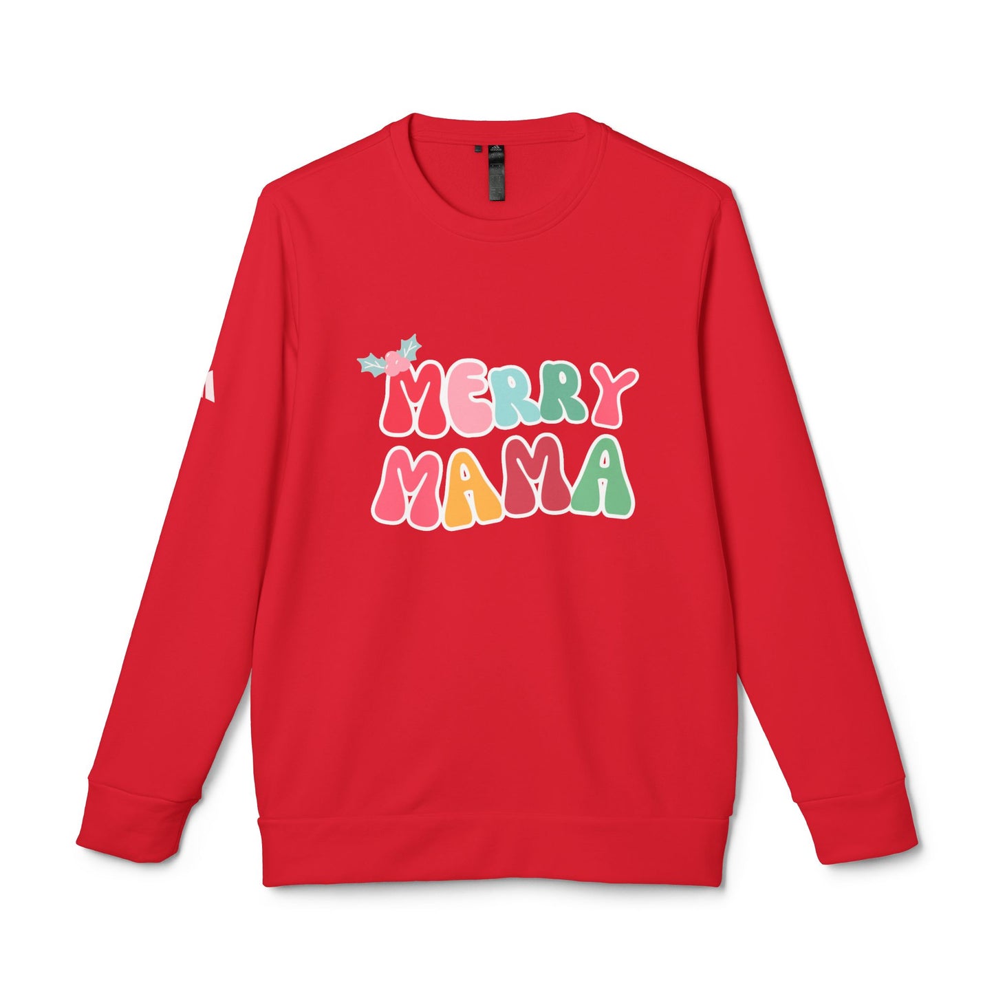 MERRY MAMA Premium Adidas Christmas Crewneck | Festive, Fun Holiday Sweatshirt