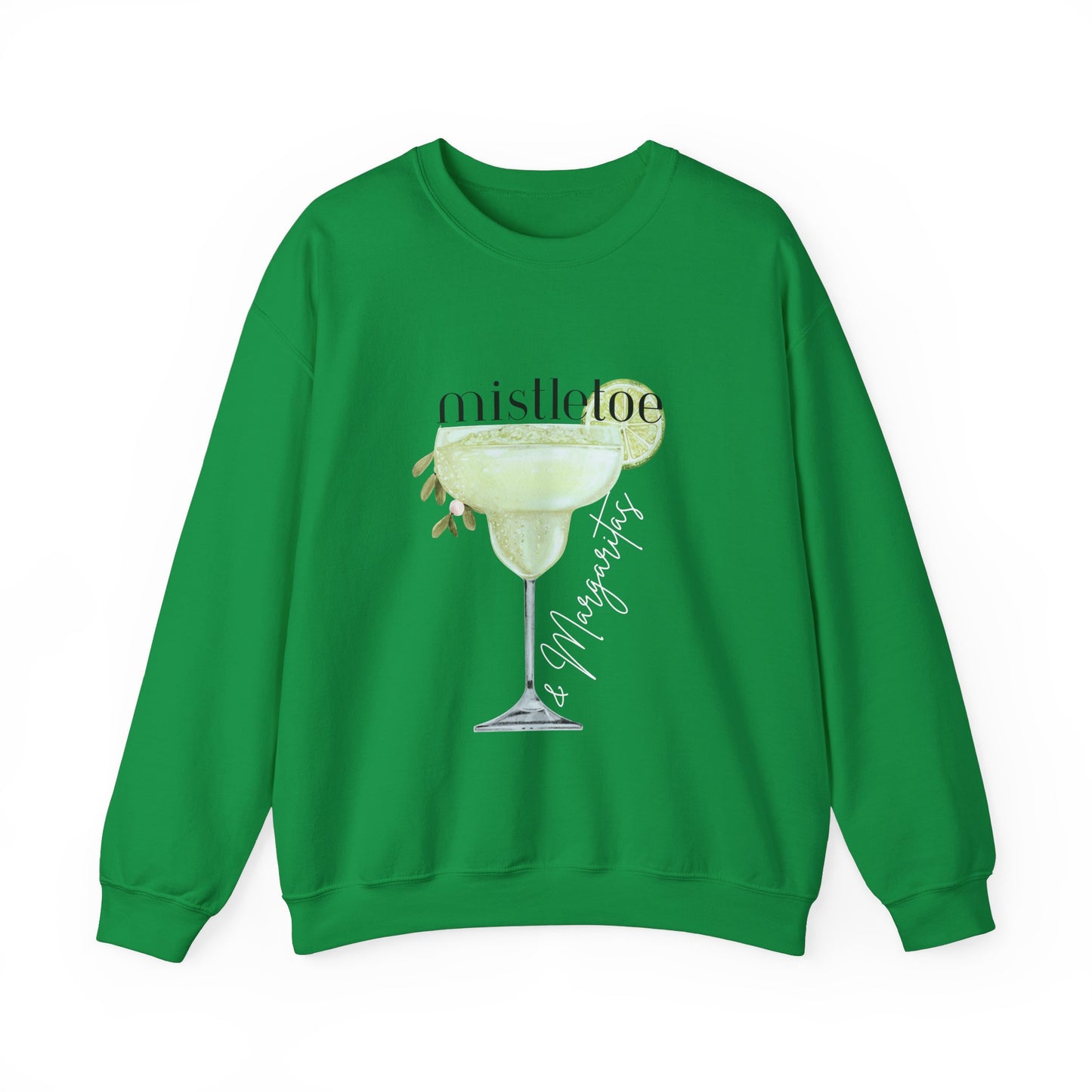 MISTLETOE & MARGARITAS Crewneck | Cozy Sweatshirt for Holiday Celebrations