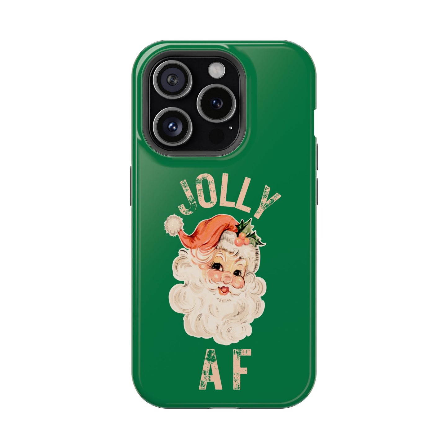 JOLLY AF Santa Magnetic Tough Phone Case | Festive Holiday Phone Protection