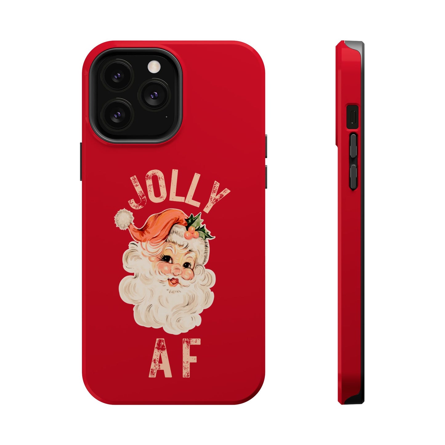 JOLLY AF Santa Magnetic Tough Phone Case | Festive Holiday Phone Protection