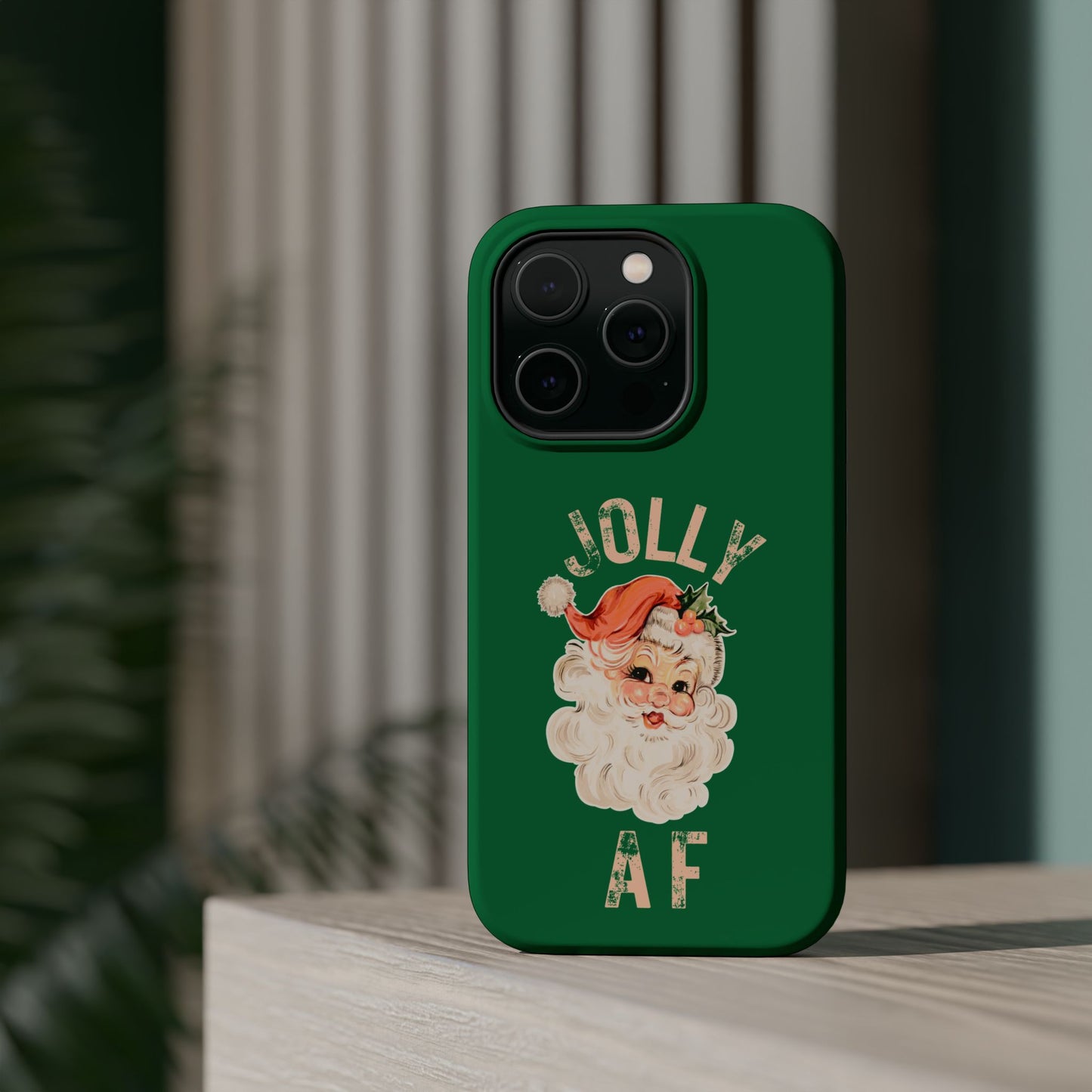 JOLLY AF Santa Magnetic Tough Phone Case | Festive Holiday Phone Protection